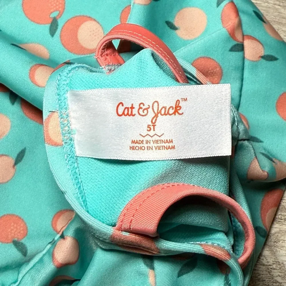 Peachy Cat and Jack 5T one‎ piece bathing suit